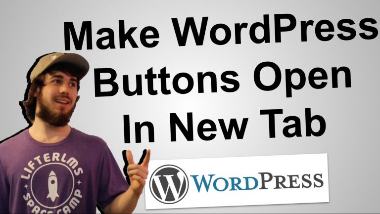 EASY: Opening WordPress Button Links In New Tab