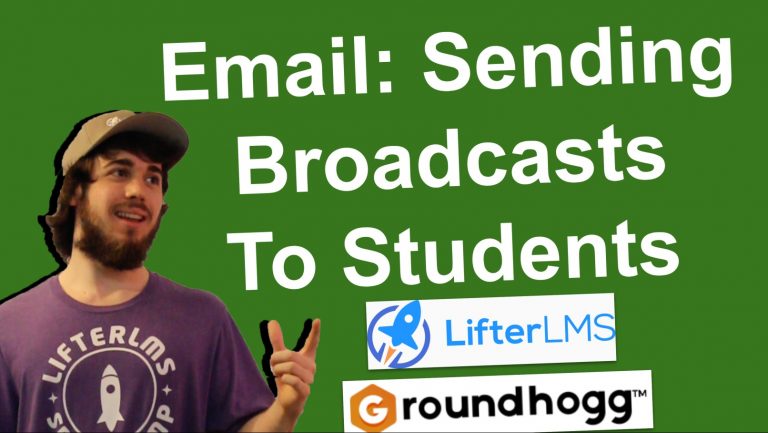 Sending Blast Emails to Students in LifterLMS via Groundhogg