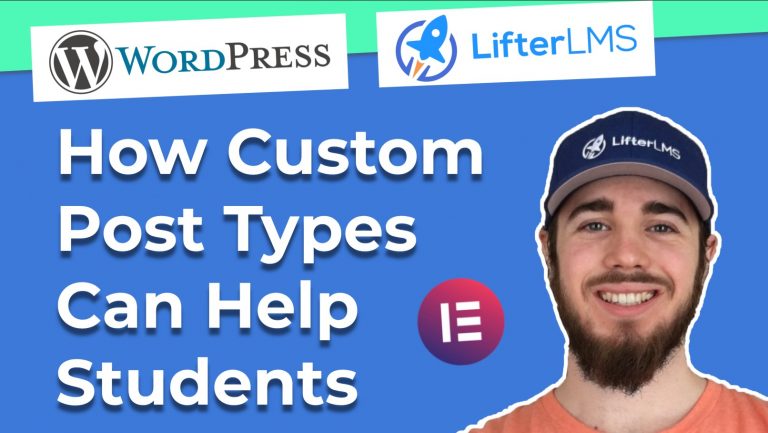 Easy: Custom Post Types Alongside Elementor + LifterLMS (CPT UI)